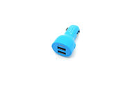 2 in 1 luce del caricatore LED dell'automobile di USB dell'universale per gli Smartphones blu