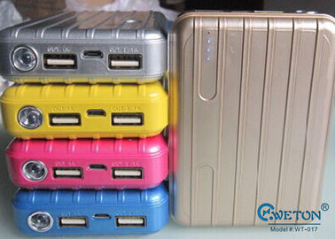 la Banca di sostegno di potere della valigia 12000mAh, la Banca portatile universale doppia di potere di USB