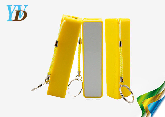 Blocco alimentatore mobile ricaricabile giallo senza fili, la Banca portatile 2600mAh di potere di USB